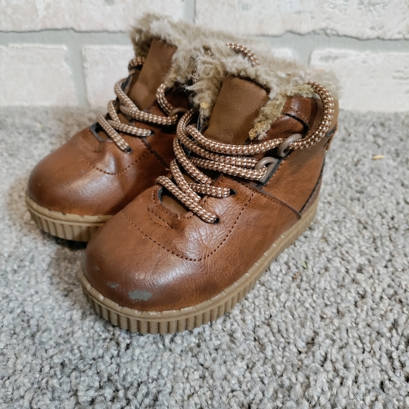 OshKosh B'gosh Shoes Osh Kosh Boys Toddler Brown Casual Ankle Boots